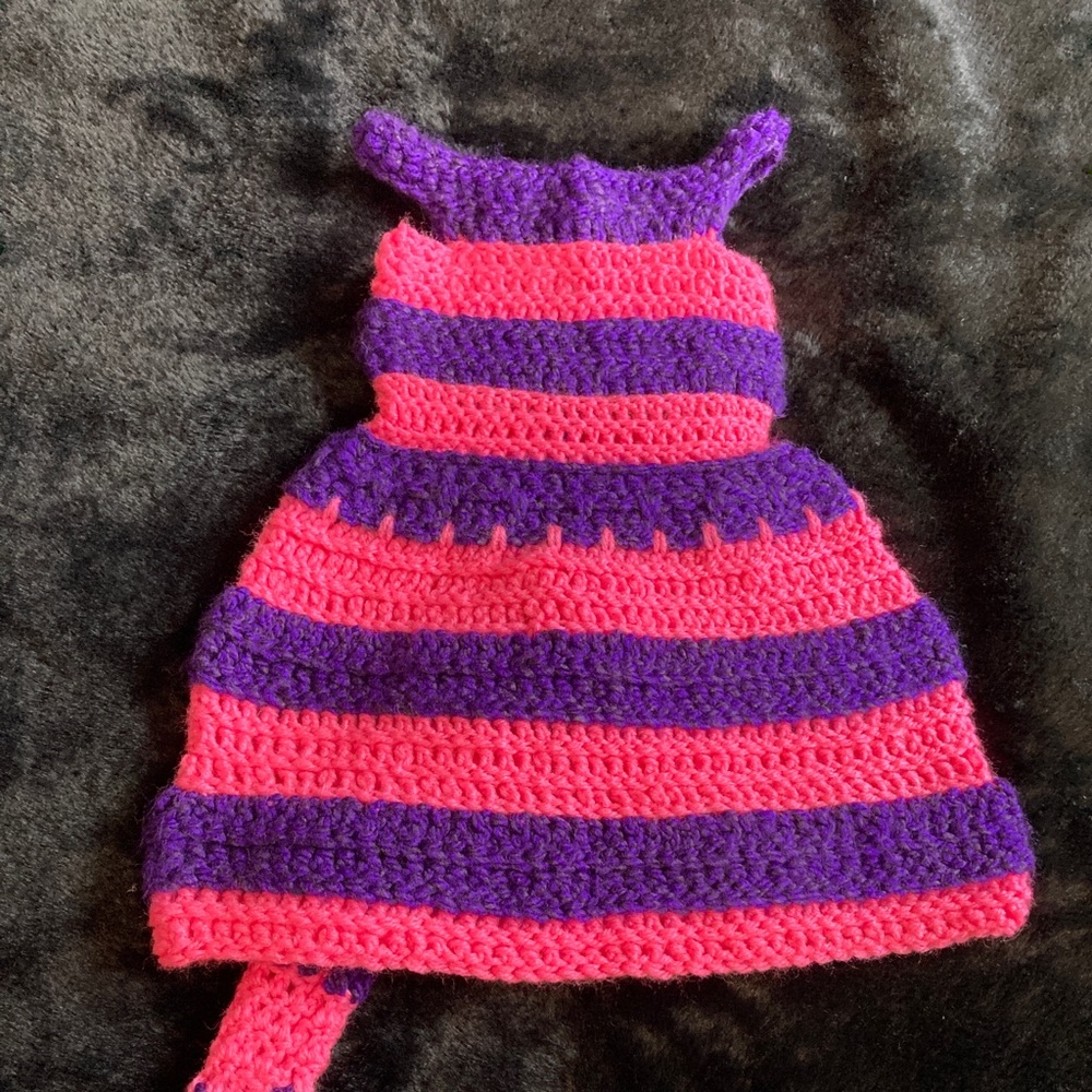 Cheshire Cat crochet costume